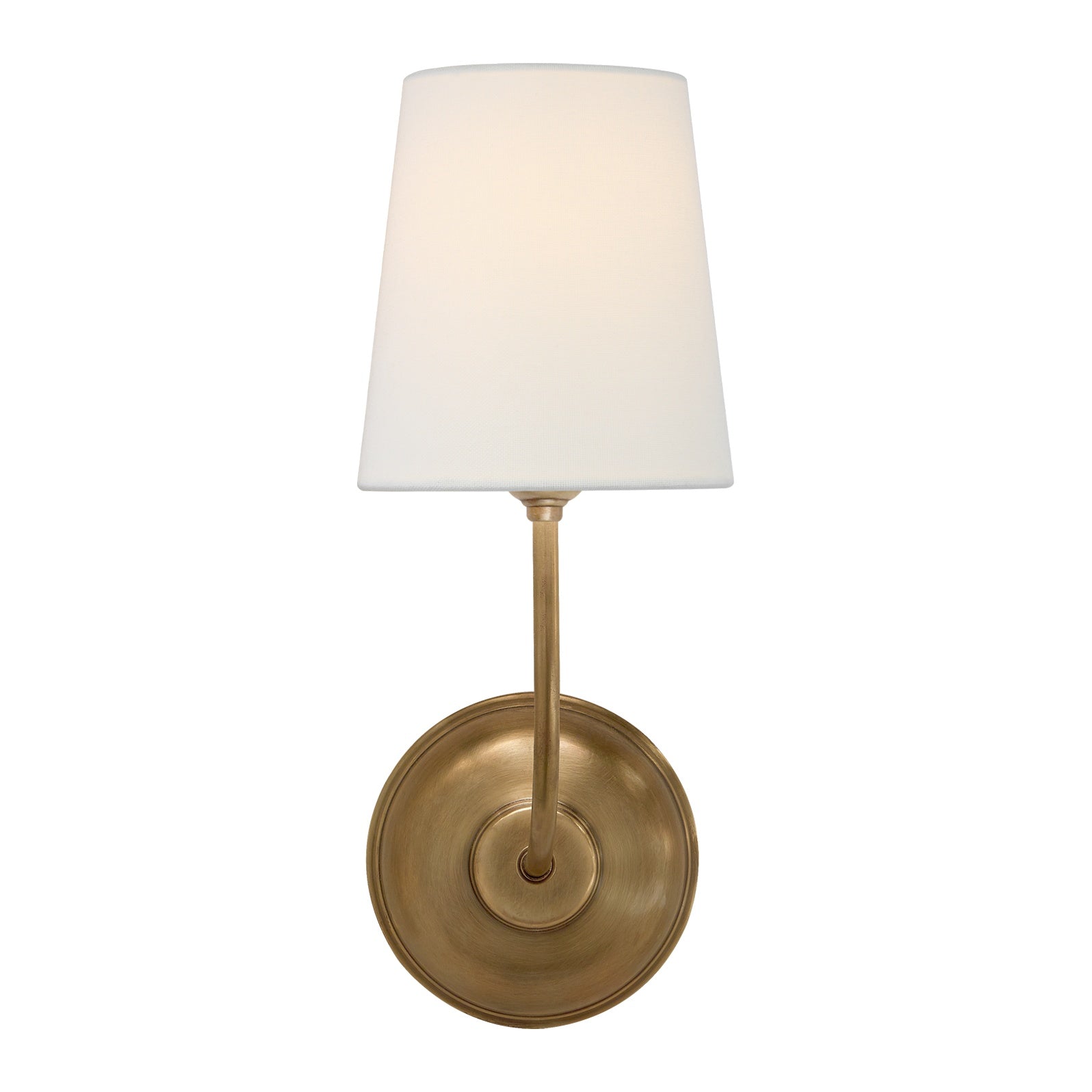 Vendome Single Sconce LIGHTING - sconce Visual Comfort - Signature Hand-Rubbed Antique Brass