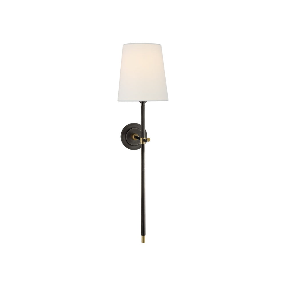 Bryant Large Tail Sconce LIGHTING - sconce Visual Comfort - Signature Bronze and Hand-Rubbed Antique Brass