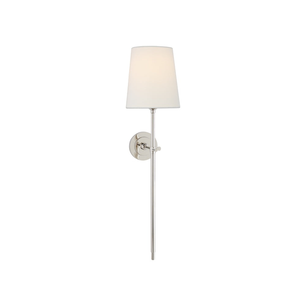 Bryant Large Tail Sconce LIGHTING - sconce Visual Comfort - Signature Polished Nickel