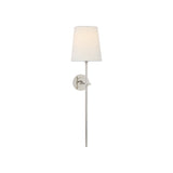 Bryant Large Tail Sconce LIGHTING - sconce Visual Comfort - Signature Polished Nickel