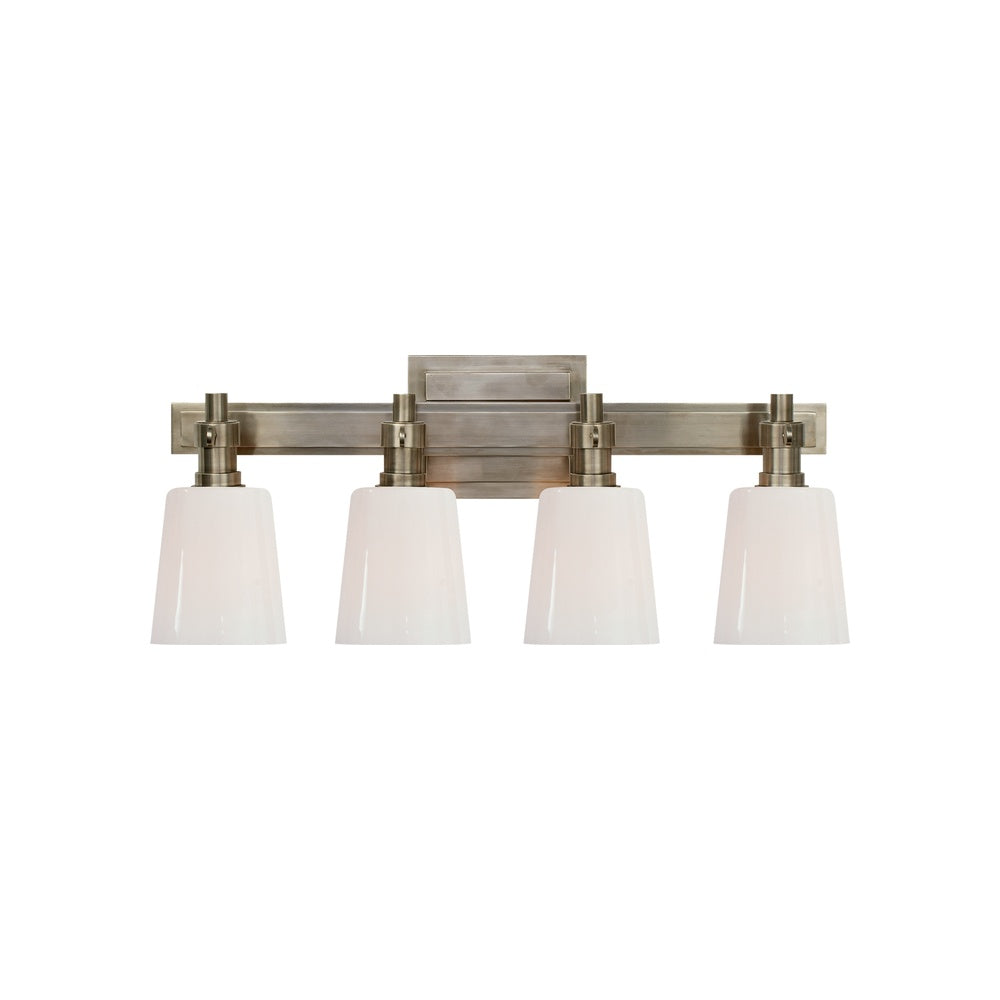 Bryant Four-Light Bath Sconce LIGHTING - sconce Visual Comfort - Signature Antique Nickel