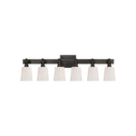 Bryant Six-Light Linear Bath Sconce LIGHTING - sconce Visual Comfort - Signature Bronze