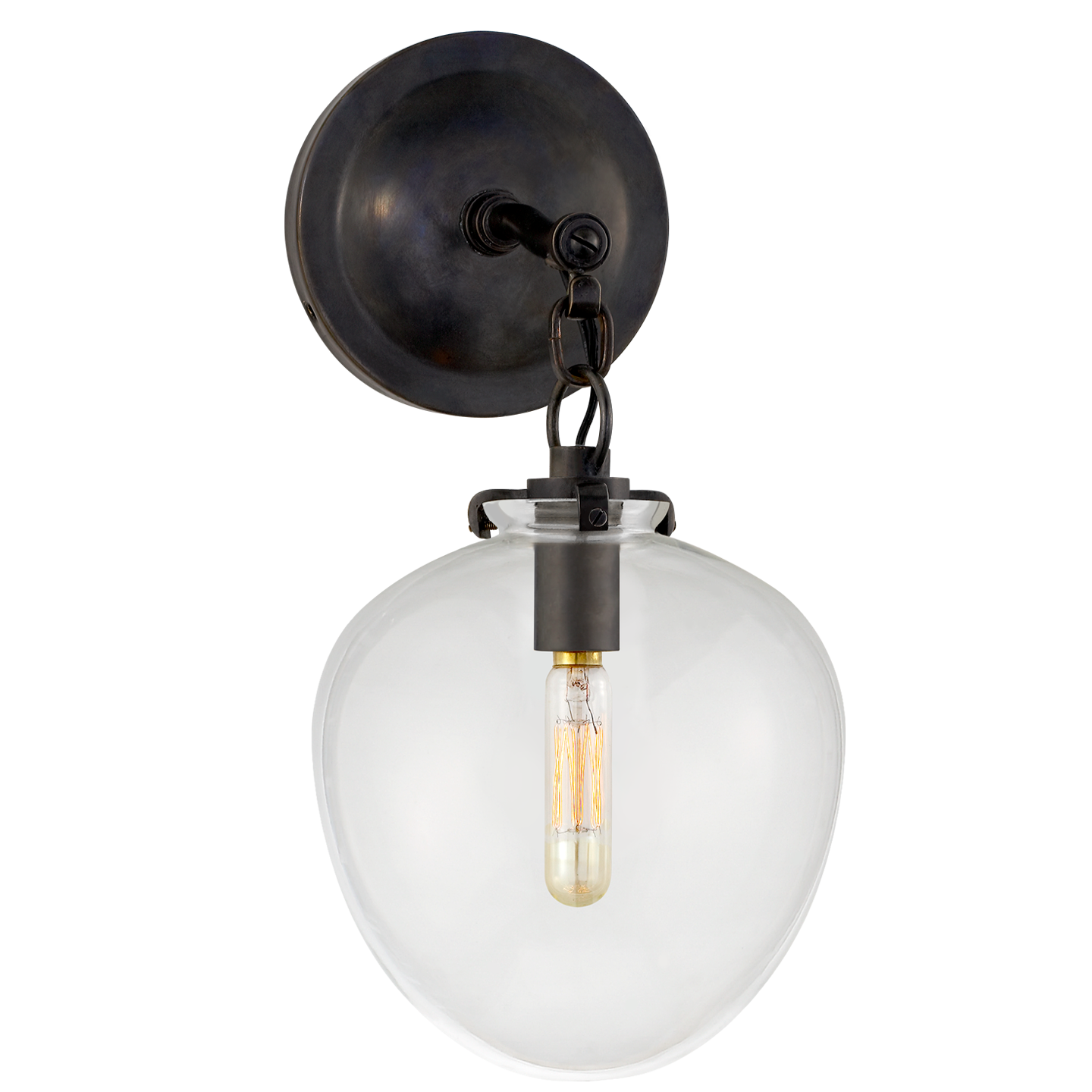 Katie Small Acorn Sconce LIGHTING - sconce Visual Comfort