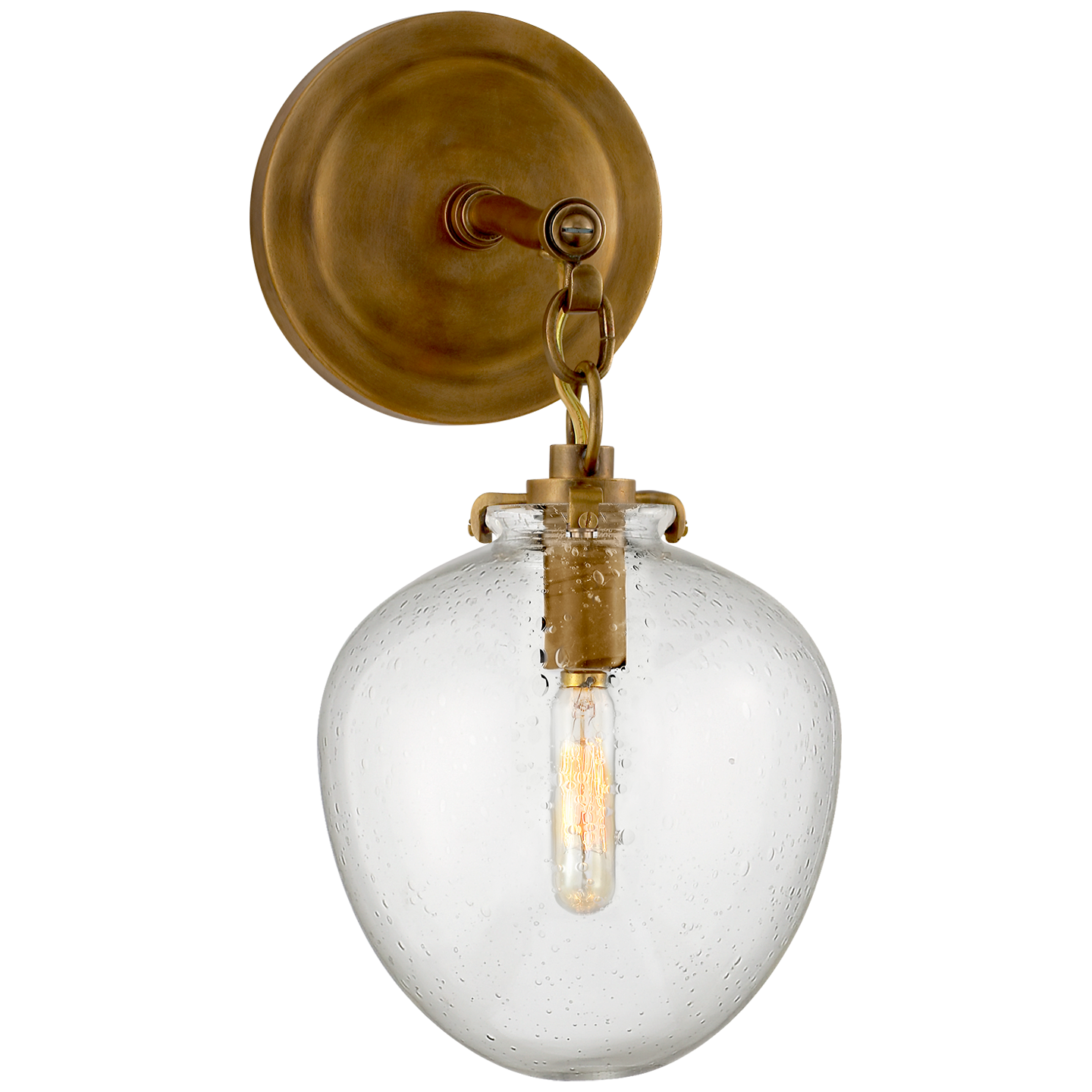 Katie Small Acorn Sconce LIGHTING - sconce Visual Comfort