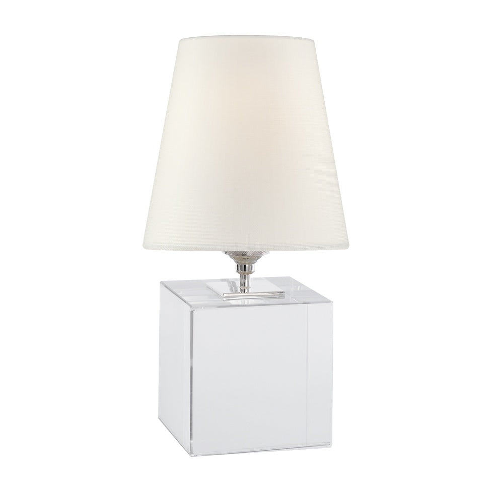 Terri Cube Accent Lamp LIGHTING - table lamp Visual Comfort - Signature Crystal