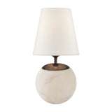 Terri Large Round Table Lamp LIGHTING - table lamp Visual Comfort Alabaster