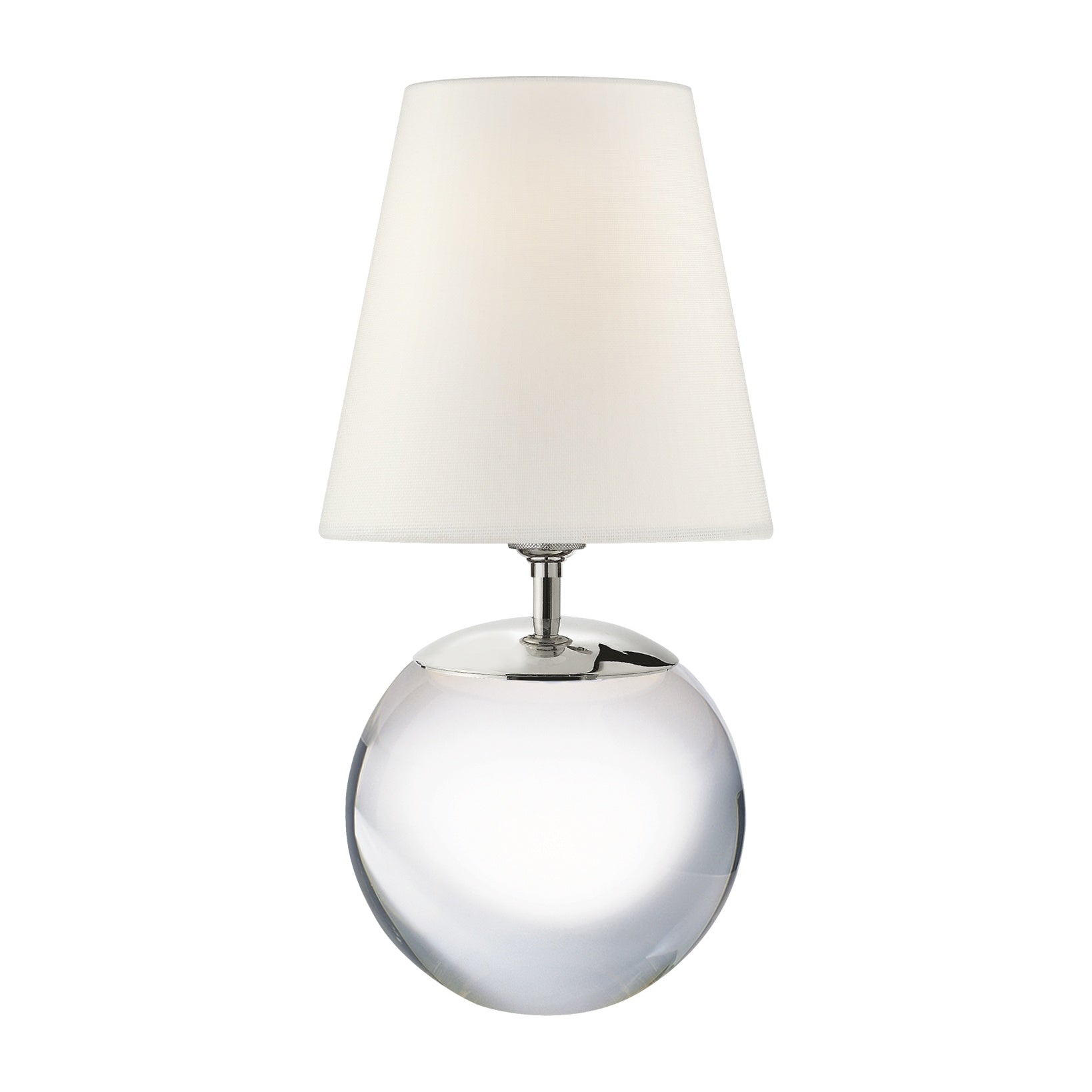 Terri Large Round Table Lamp LIGHTING - table lamp Visual Comfort Crystal