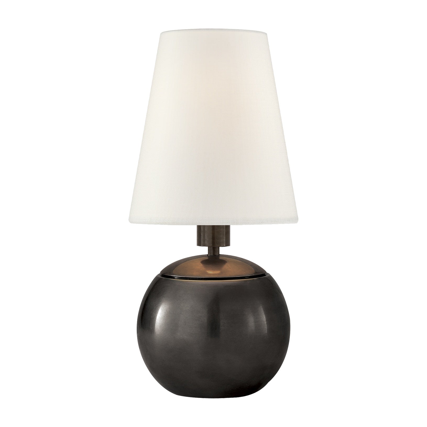 Tiny Terri Round Accent Lamp LIGHTING - table lamp Visual Comfort Bronze