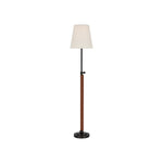 Bryant Wrapped Table Lamp LIGHTING - table lamp Visual Comfort - Signature Bronze and Saddle Leather
