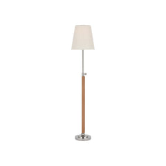 Polished Nickel and Natural Leather