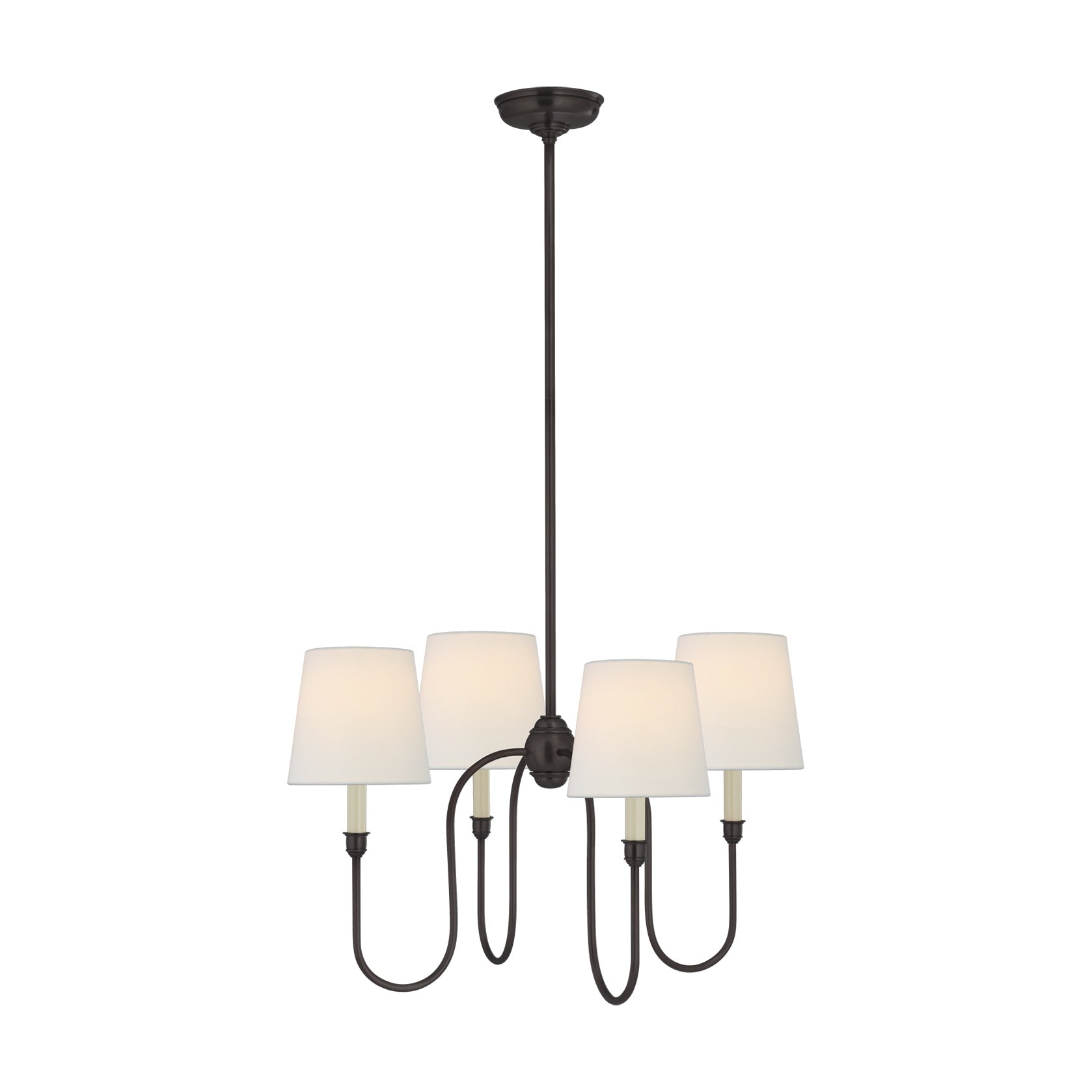 STORE FIXTURE - Vendome Small Chandelier - Bronze LIGHTING - store fixture Visual Comfort - Signature