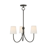 Reed Small Chandelier LIGHTING - chandelier Visual Comfort Bronze