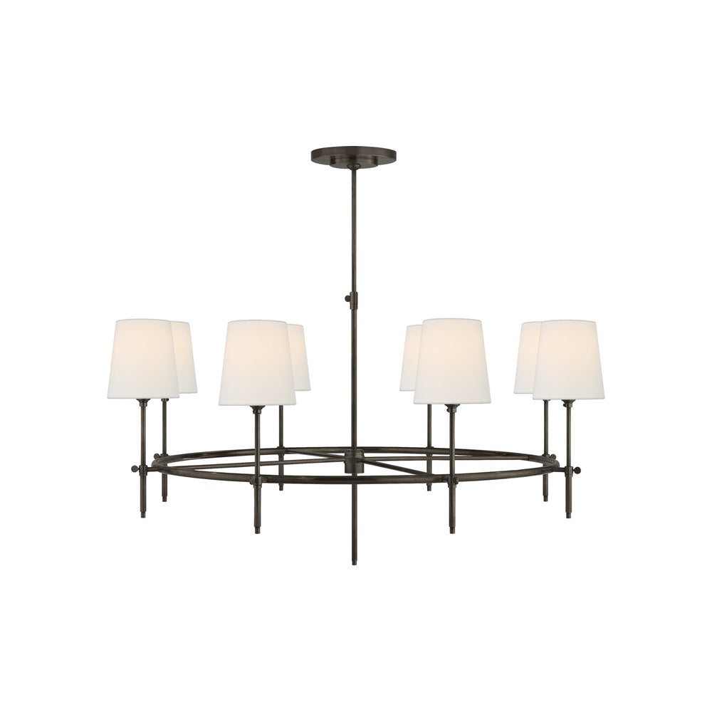Bryant Large Ring Chandelier LIGHTING - chandelier Visual Comfort - Signature Bronze