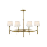 Bryant Large Ring Chandelier LIGHTING - chandelier Visual Comfort - Signature Hand-Rubbed Antique Brass
