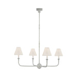 Piaf Large Chandelier LIGHTING - chandelier Visual Comfort Plaster White