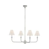 Piaf Large Chandelier LIGHTING - chandelier Visual Comfort Plaster White