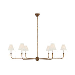 Piaf Grande Chandelier LIGHTING - chandelier Visual Comfort Antique Gild
