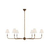 Piaf Grande Chandelier LIGHTING - chandelier Visual Comfort Antique Gild