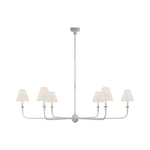 Piaf Grande Chandelier LIGHTING - chandelier Visual Comfort Plaster White