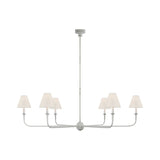 Piaf Grande Chandelier LIGHTING - chandelier Visual Comfort Plaster White