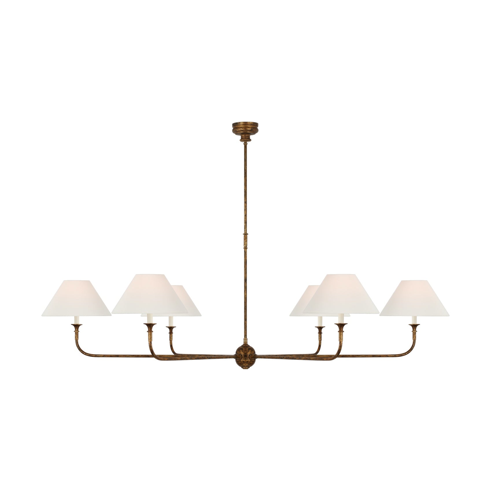 Piaf Oversized Chandelier LIGHTING - chandelier Visual Comfort - Signature Antique Gild