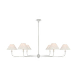 Piaf Oversized Chandelier LIGHTING - chandelier Visual Comfort Plaster White