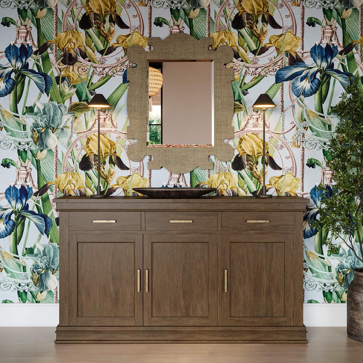 Williamson Sideboard w/ 3 Doors FURNITURE - sideboard Bramble