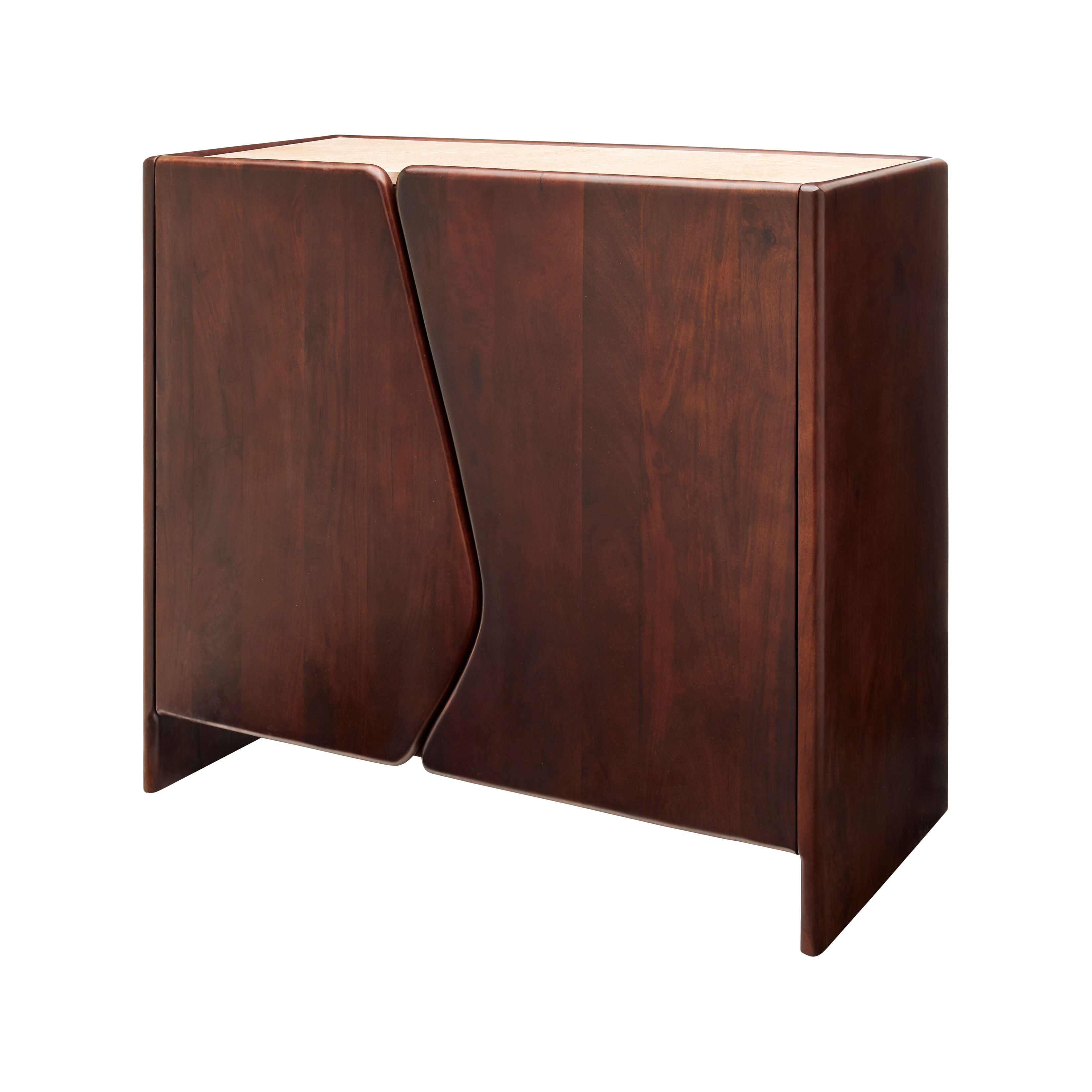 Tamara Cabinet FURNITURE - cabinet Surya Dark Brown