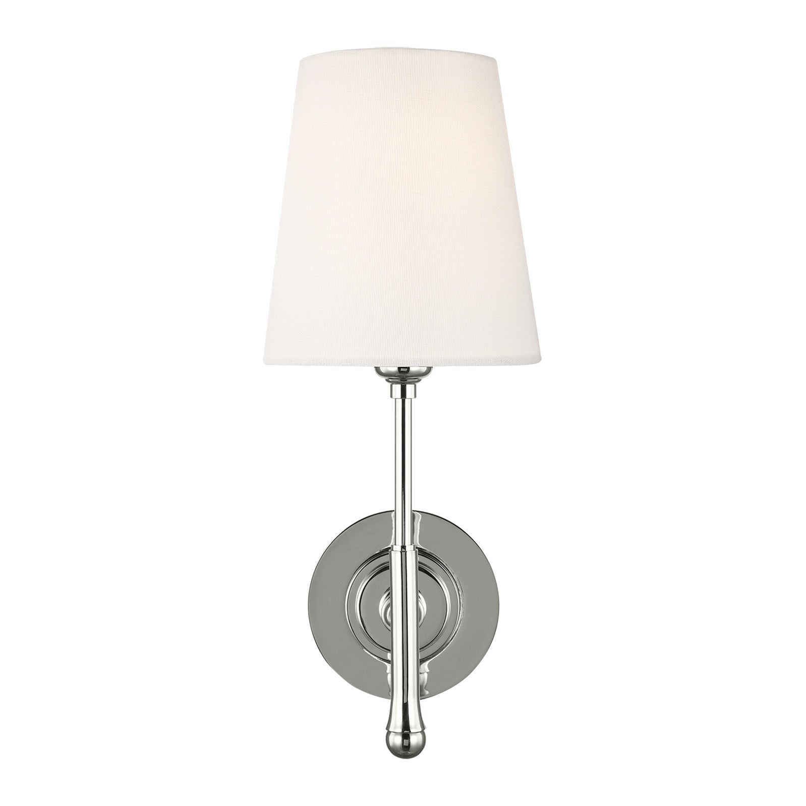 Capri Sconce LIGHTING - sconce Visual Comfort Polished Nickel