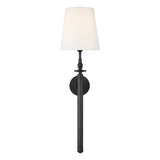 Capri Tail Sconce LIGHTING - sconce Visual Comfort Aged Iron