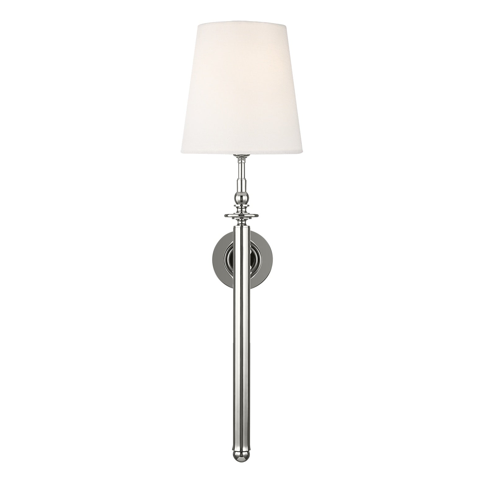 Capri Tail Sconce LIGHTING - sconce Visual Comfort - Studio Polished Nickel