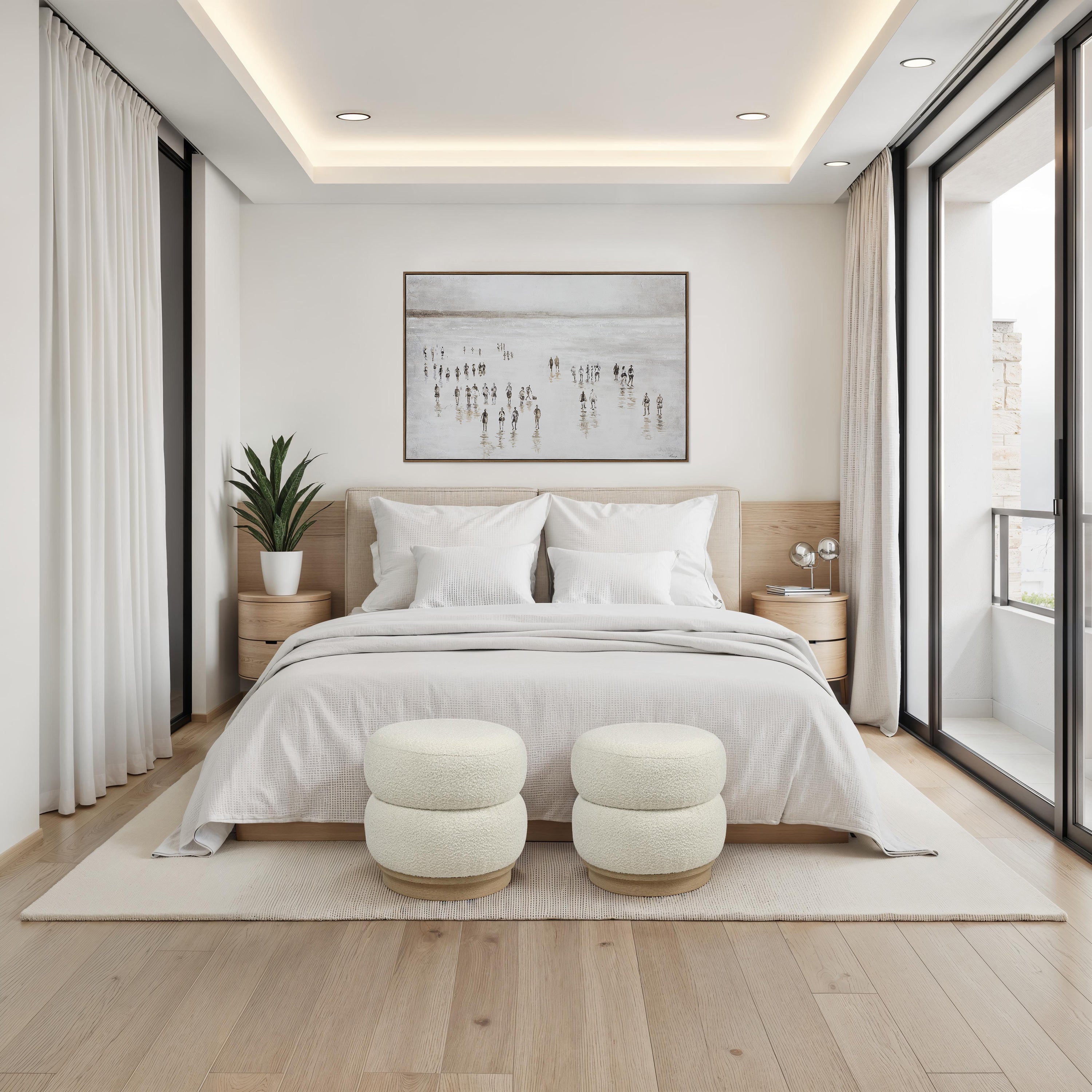 Millen Ottoman FURNITURE - ottoman Renwil