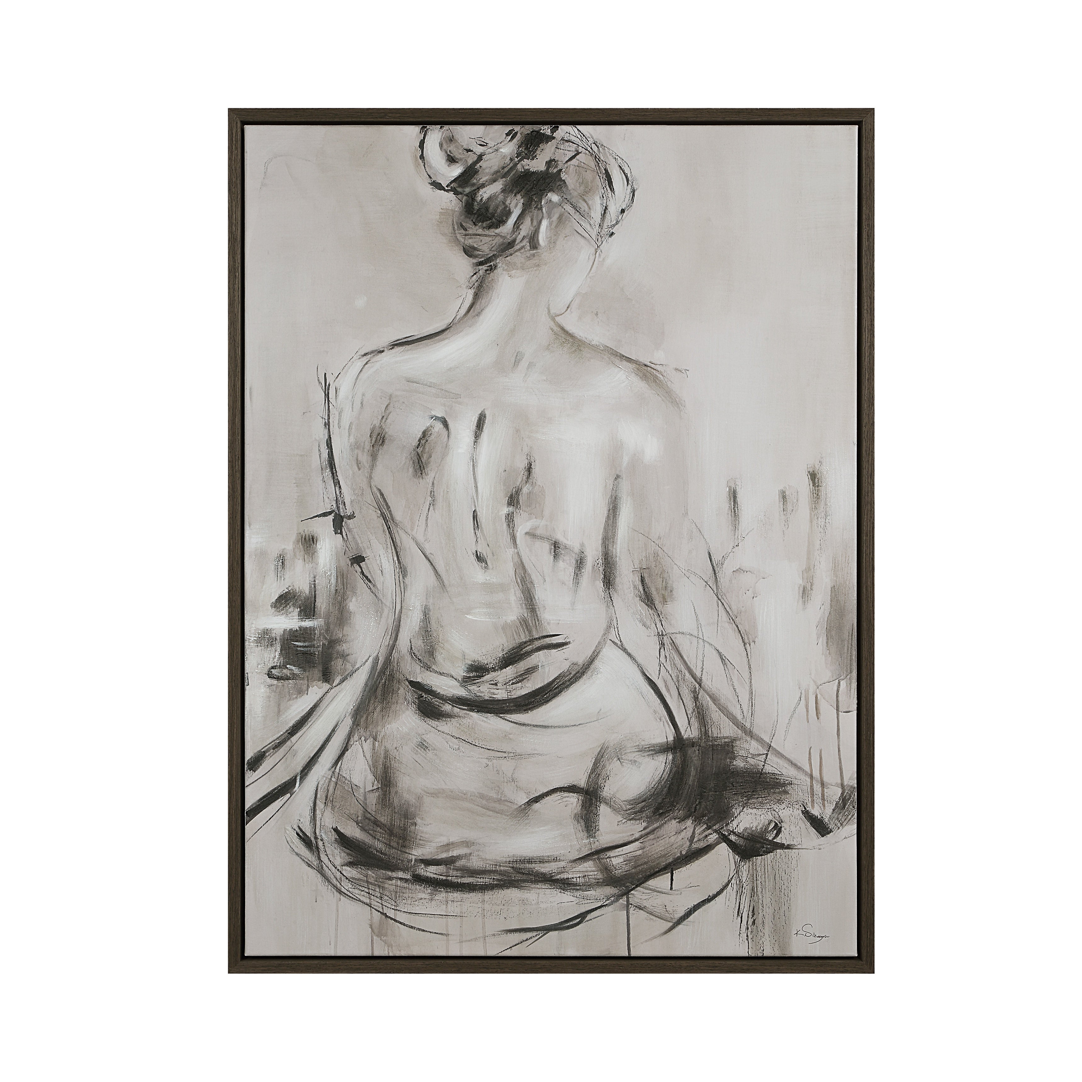 "Evangeline" Framed Canvas