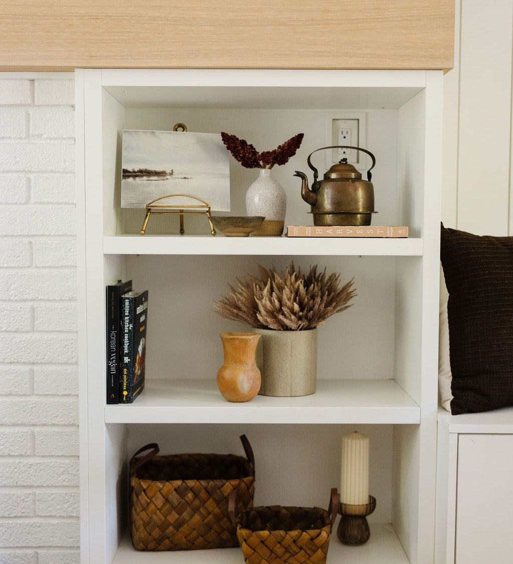 Ivory Ribbed Pillar Candle - Rug & Weave