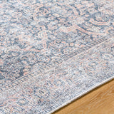 OVERSTOCK RUG - Vincent Denim / Clay Washable Rug - 2' x 2'11"