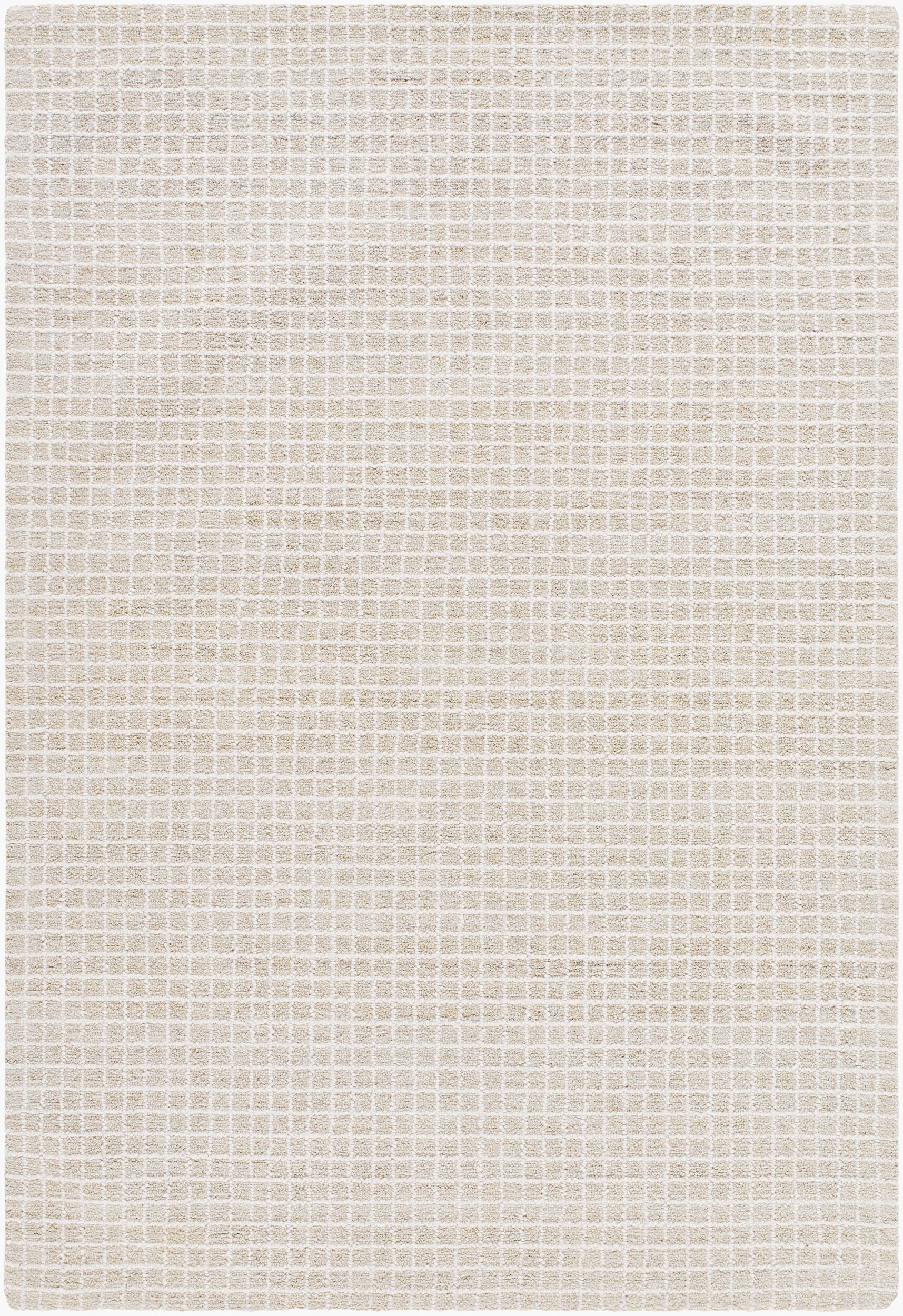 Andy Natural Gridwork Rug RUGS - wool Surya