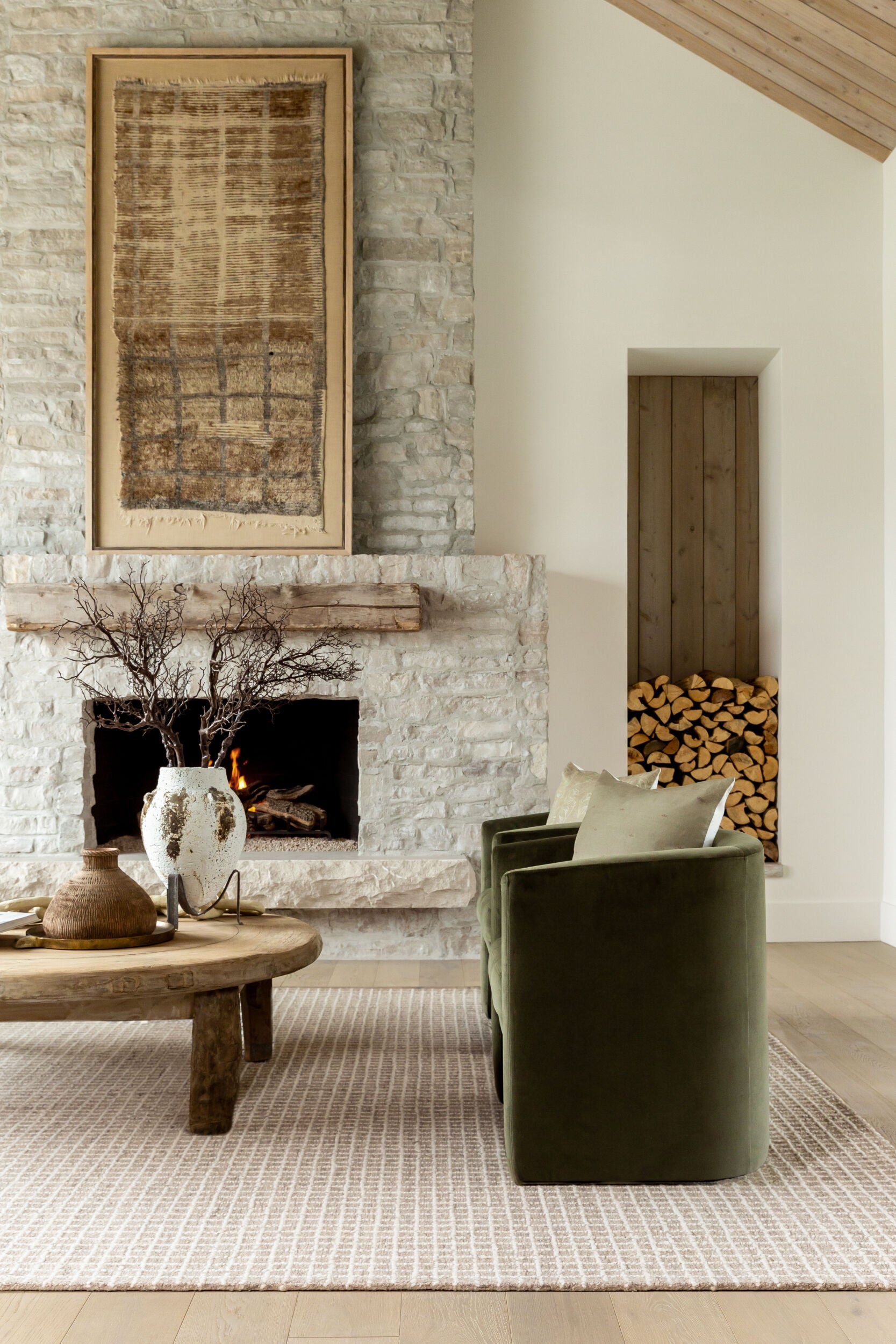 Andy Natural Gridwork Rug RUGS - wool Surya