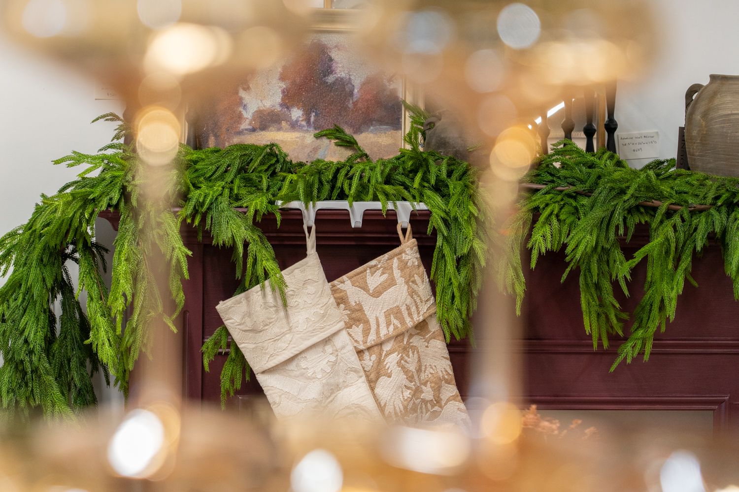 Faux Dripping Pine Garland - Rug & Weave