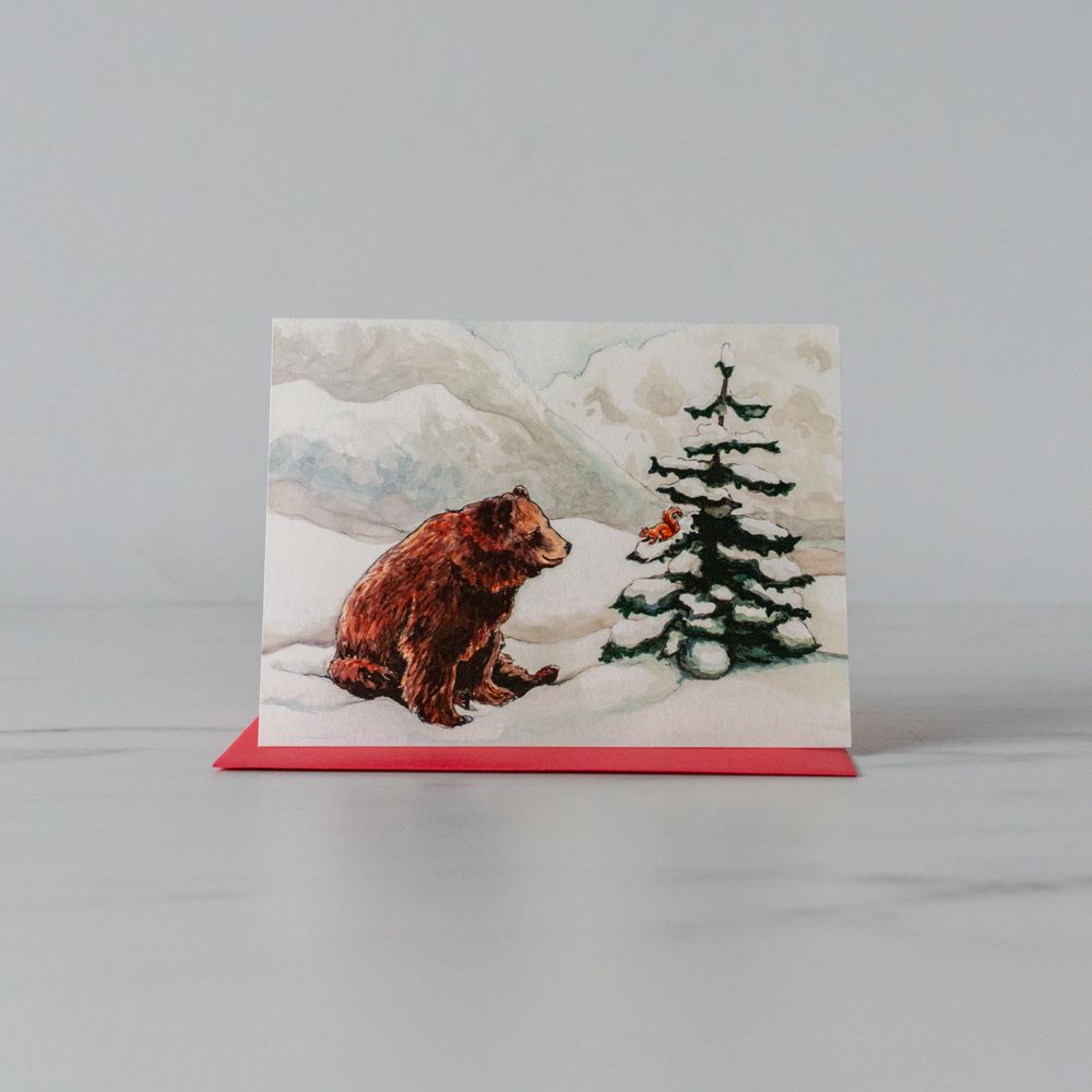 Snowy Day Holiday Card - Rug & Weave