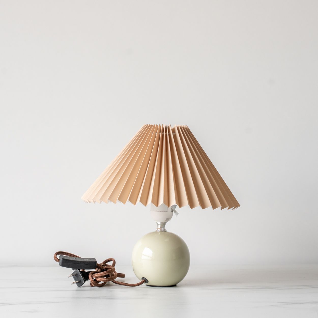 Ceramic Pleated Table Lamp - Rug & Weave