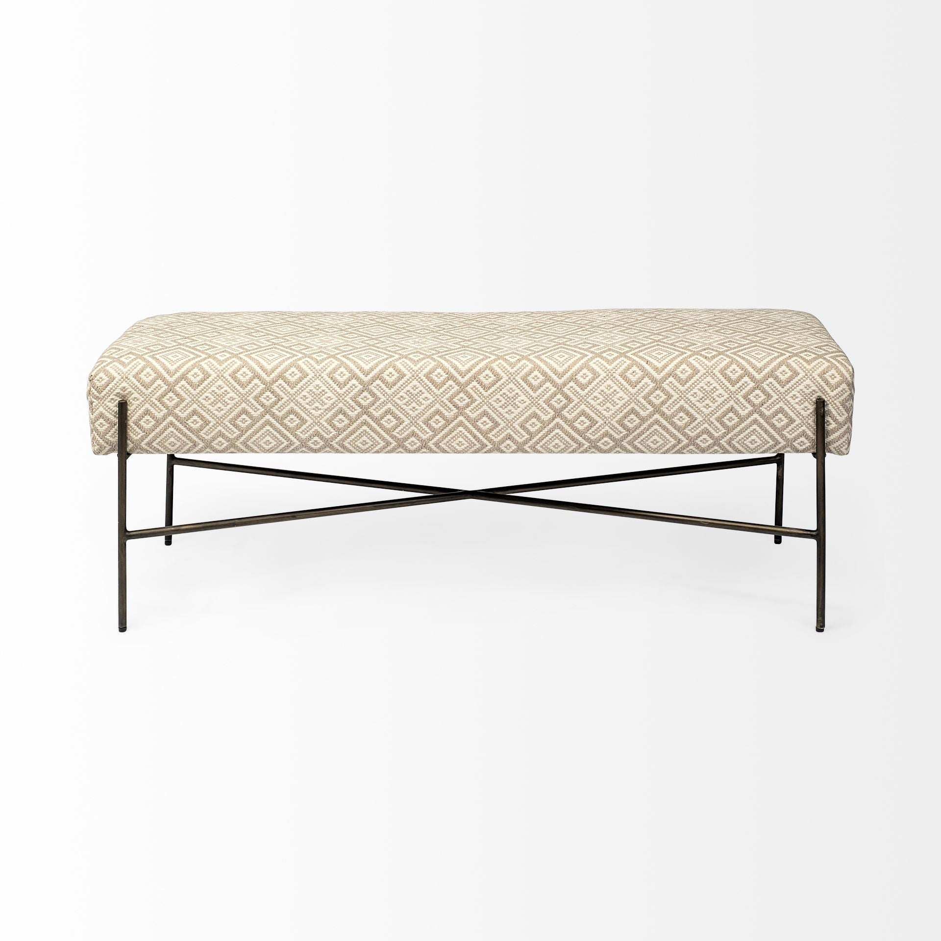Alvin Bench - Cream 15 - FURNITURE - bed bench Mercana
