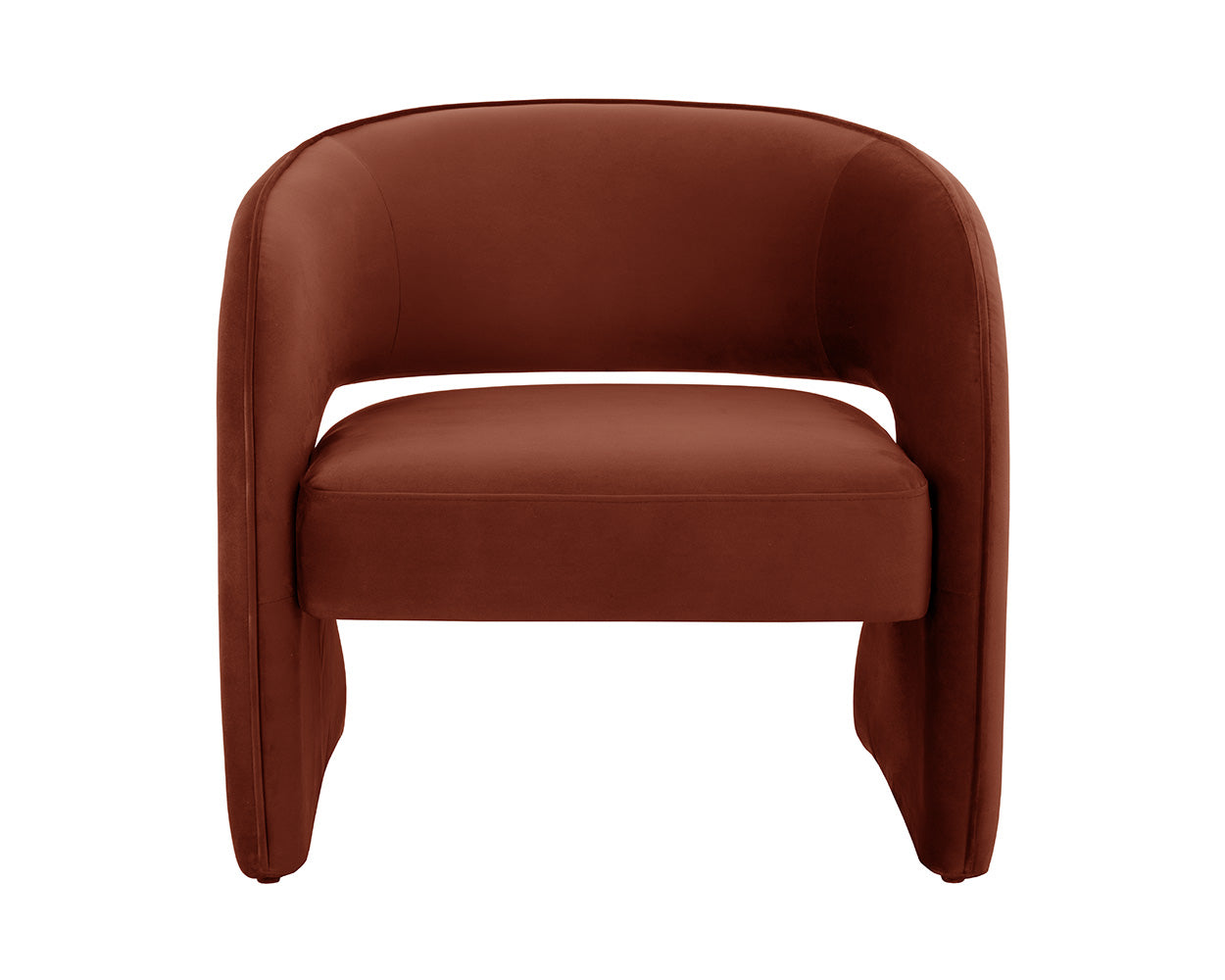 Rosie Lounge Chair - Meg Rust - Rug & Weave