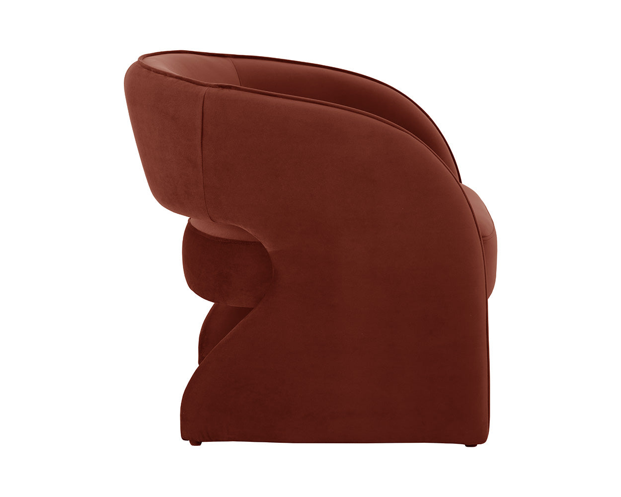 Rosie Lounge Chair - Meg Rust - Rug & Weave
