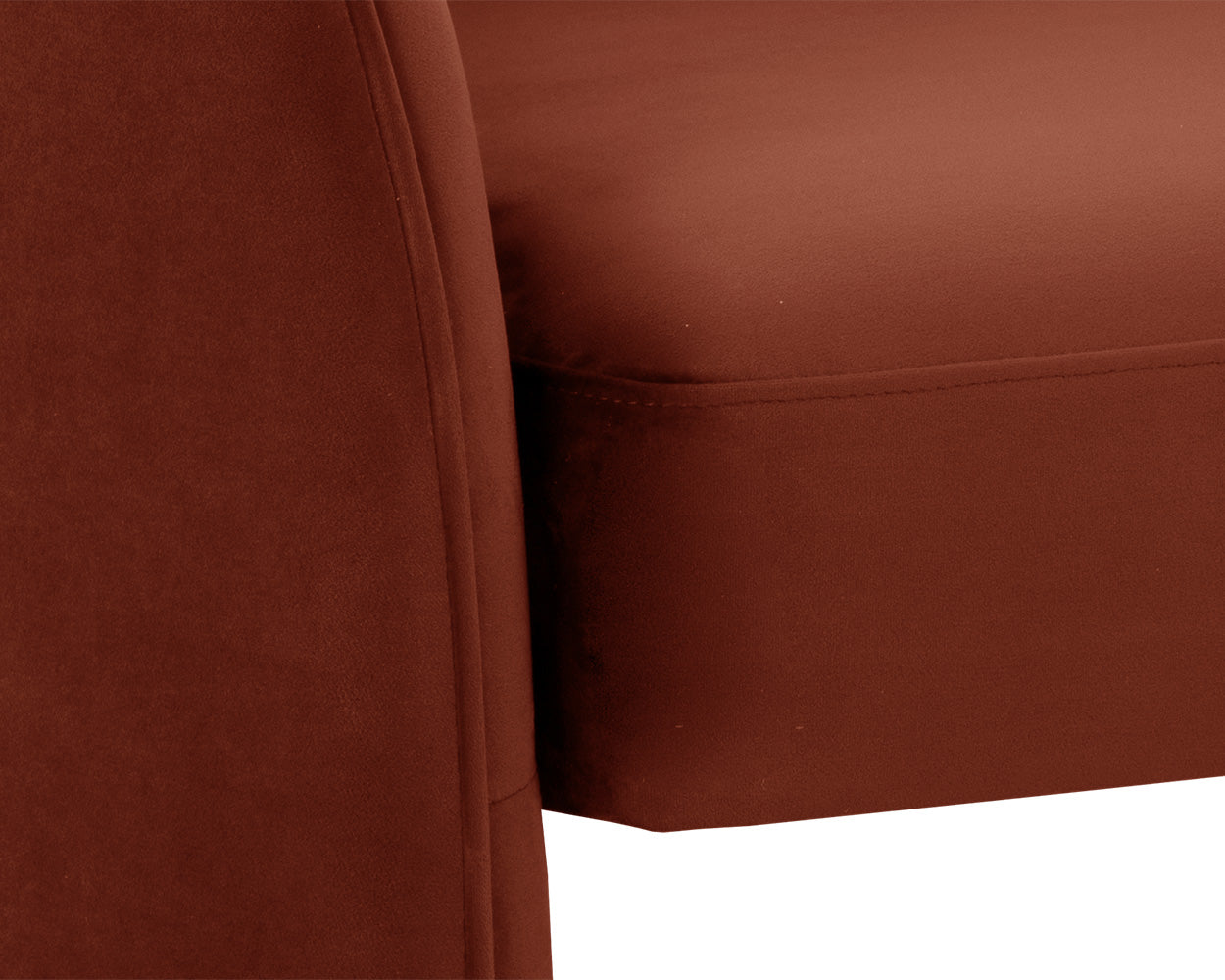 Rosie Lounge Chair - Meg Rust - Rug & Weave