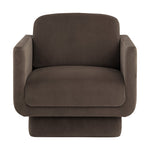 Evelyn Lounge Chair - Meg Dark Brown - Rug & Weave