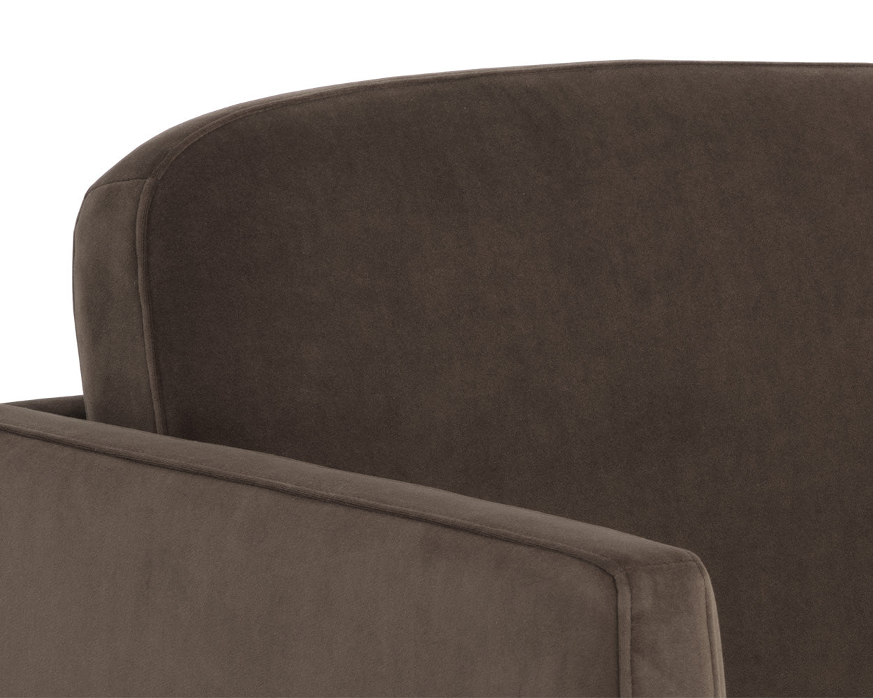 Evelyn Lounge Chair - Meg Dark Brown - Rug & Weave