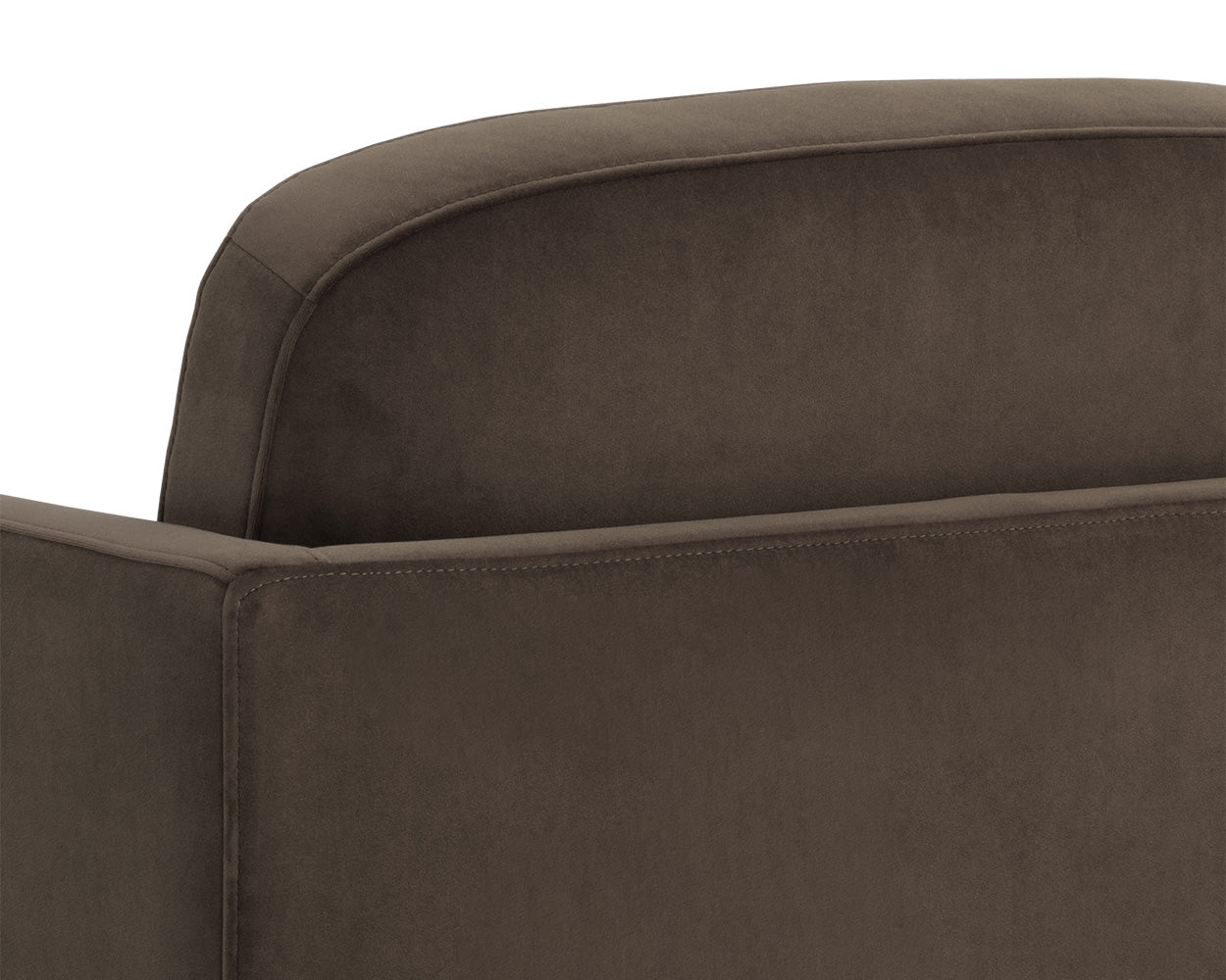 Evelyn Lounge Chair - Meg Dark Brown - Rug & Weave