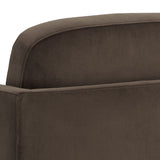 Evelyn Lounge Chair - Meg Dark Brown - Rug & Weave