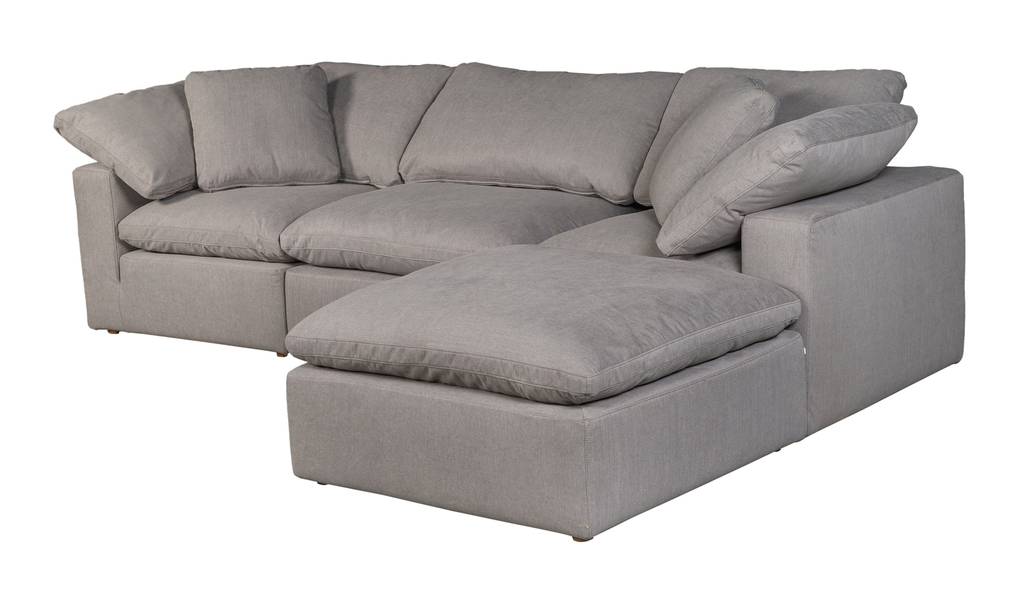 Sueno Sectional - Light Grey 2 - a - FURNITURE - sectional Moe's Furniture