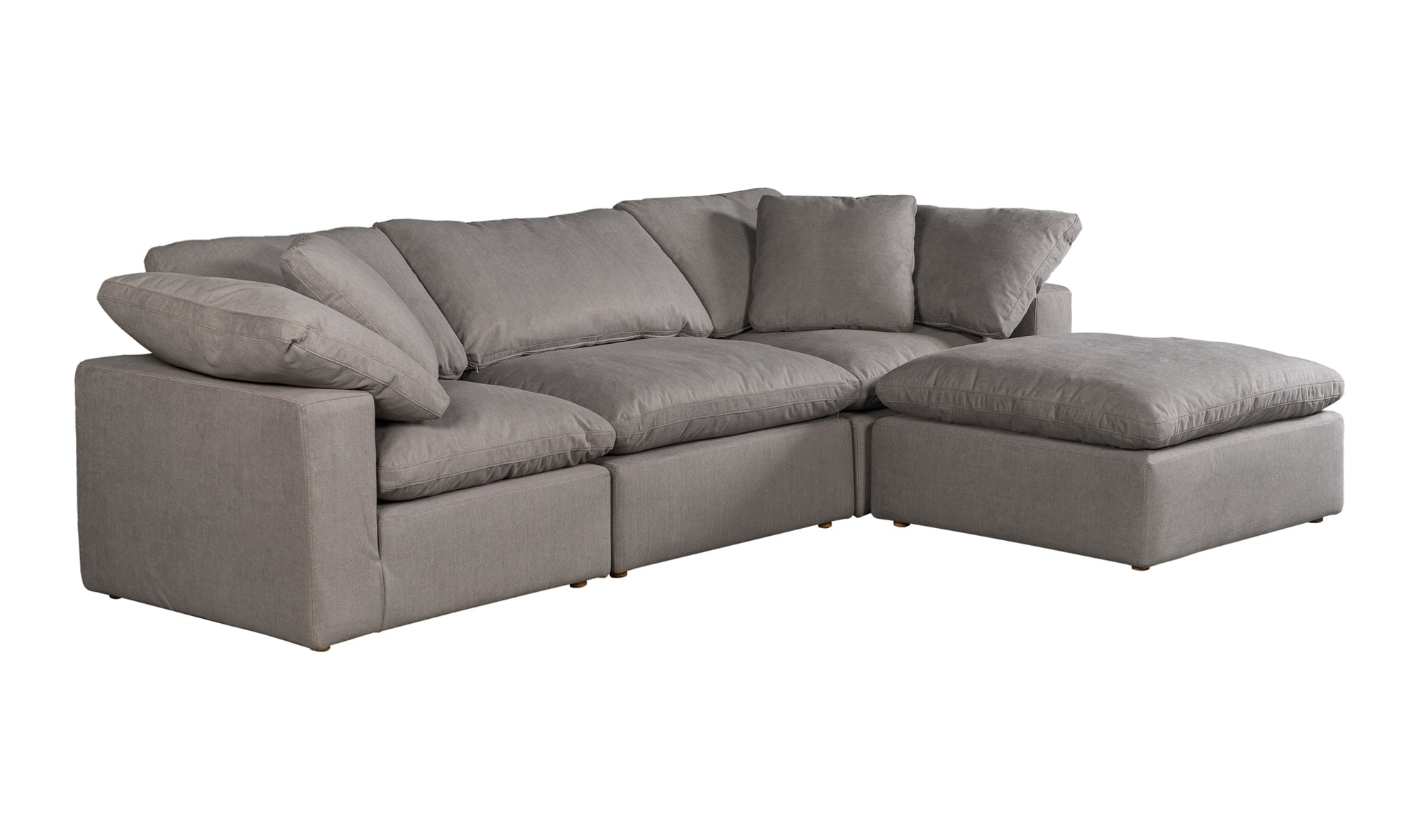 Sueno Sectional - Light Grey 2 - a - FURNITURE - sectional Moe's Furniture